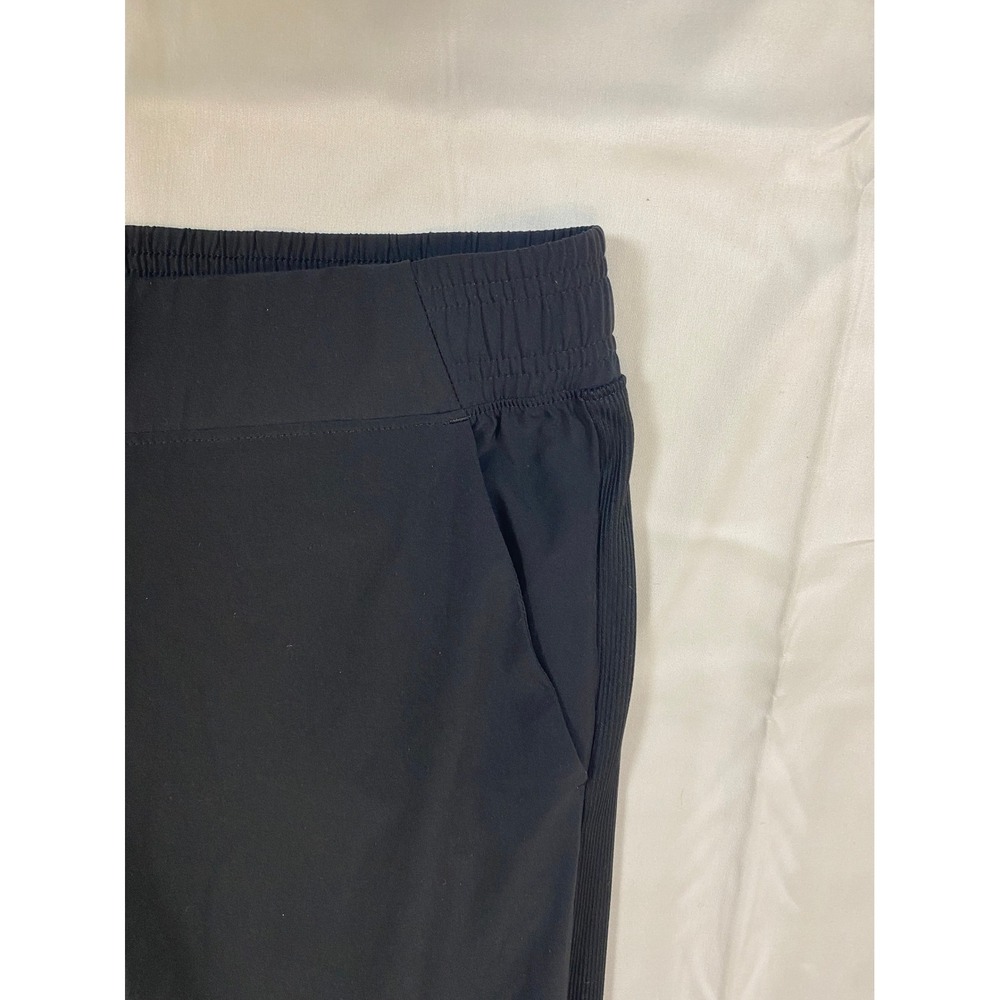 Athleta Brooklyn Jogger Pants Black Women's Size 4 Elastic Waist Zip Pockets - Picture 7 of 14